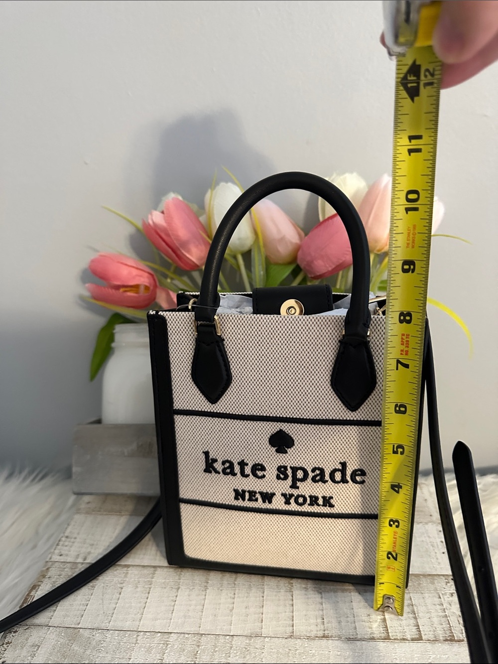 Nwt Kate spade Ellie mini canvas bag - Picture 10 of 12